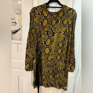 Zara printed dress